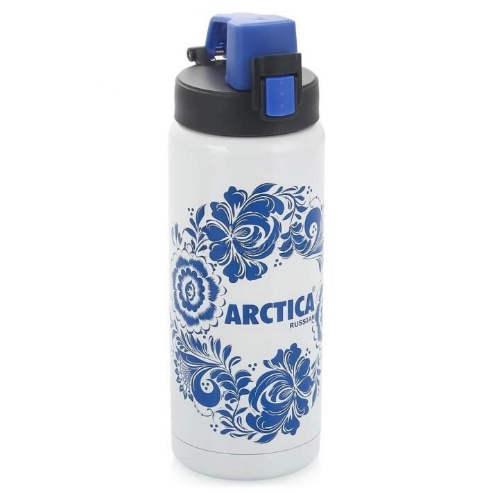 Термос ARCTICA СITYTERM RUSSIAN (0,5л)(8ч)(металл)-белый/синий R 83949 от компании Интернет-магазин ProComfort - фото 1