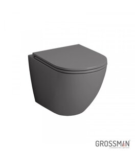 Унитаз подвесной Grossman GR-4455GMS с сиденьем