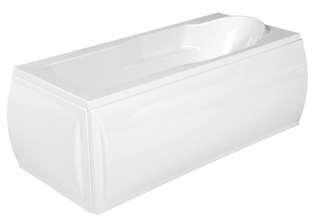Ванна акриловая прямоугольная KOLO DIUNA 170х75 cм, в комплекте, белая (XWP3175000) от компании Интернет-магазин ProComfort - фото 1