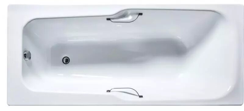Ванна чугунная Универсал 170*75 мм Эврика У с ручками (Эврика-1700Р) от компании Интернет-магазин ProComfort - фото 1