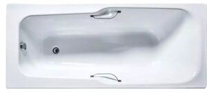 Ванна чугунная Универсал 170*75 мм Эврика У с ручками (Эврика-1700Р)