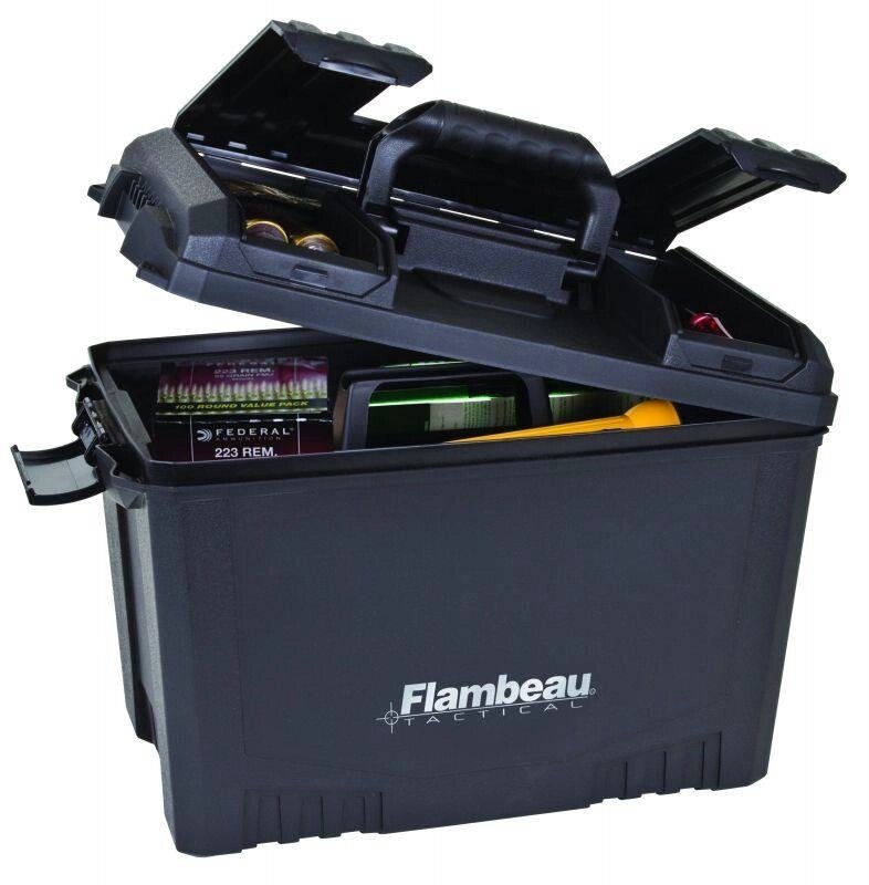 Ящик FLAMBEAU BLACK TACTICAL DRY BOX 18 от компании Интернет-магазин ProComfort - фото 1