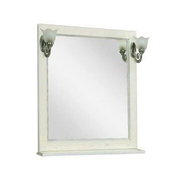 Зеркало Акватон Жерона 85 белое серебро 1A158702GEM20 от компании Интернет-магазин ProComfort - фото 1