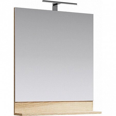 Зеркало Aqwella Фостер FOS0207DS 70 с подсветкой, дуб сонома от компании Интернет-магазин ProComfort - фото 1