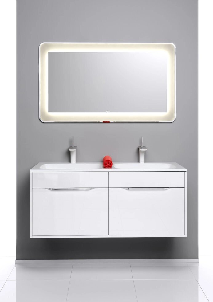 Зеркало Aqwella Malaga 120 с подсветкой (Mal. 02.12) от компании Интернет-магазин ProComfort - фото 1