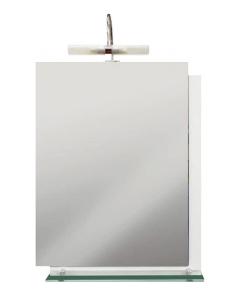 Зеркало Cersanit Estella 50*70*12 с полочкой,с подсвет. белый (300302N) от компании Интернет-магазин ProComfort - фото 1