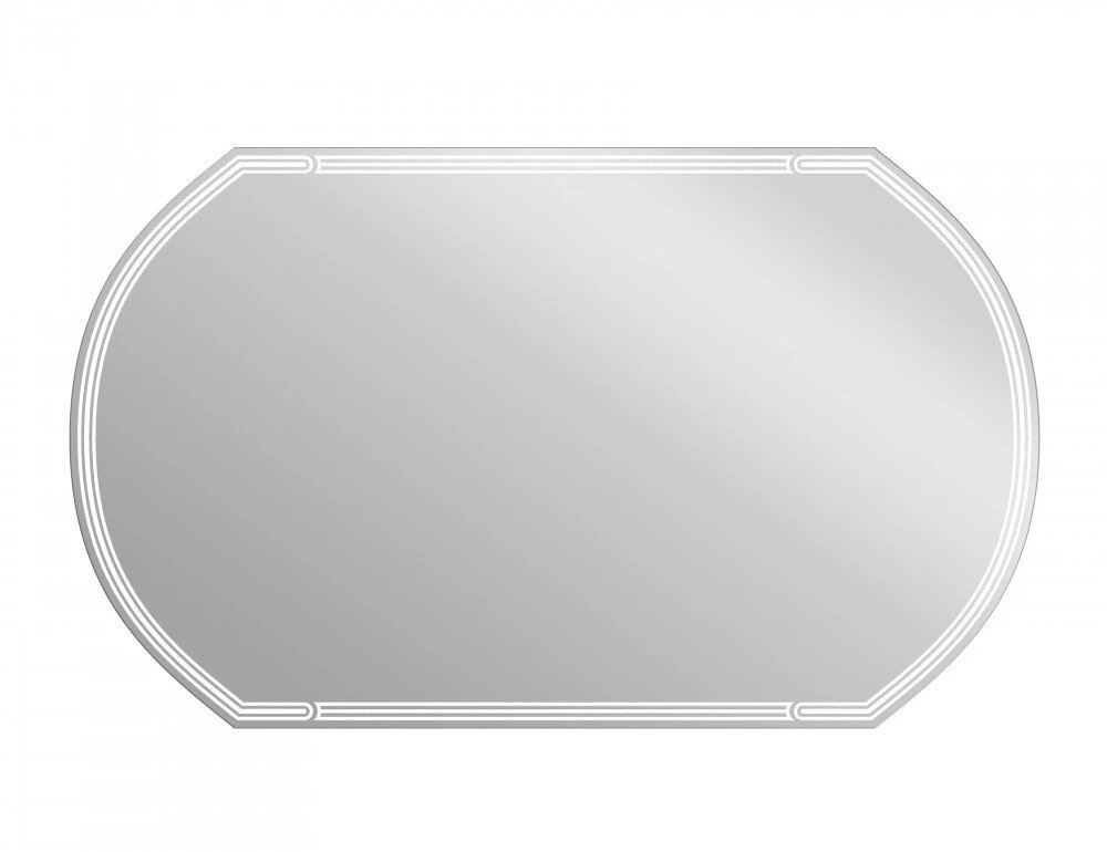 Зеркало Cersanit LED 090 design 100x60 с подсветкой с антизапотеванием овальное (KN-LU-LED090*100-d-Os) от компании Интернет-магазин ProComfort - фото 1