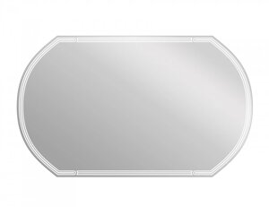 Зеркало Cersanit LED 090 design 120x70 с подсветкой с антизапотеванием овальное (KN-LU-LED090*120-d-Os)