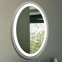 Зеркало Континент Verso LED (570x770) с часами от компании Интернет-магазин ProComfort - фото 1