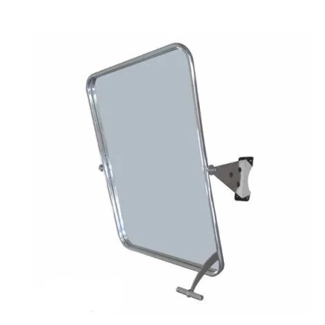 Зеркало настенное Олимп, поворотное (нерж. сталь, стекло), 400*600 мм, AISI 304 от компании Интернет-магазин ProComfort - фото 1