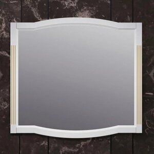 Зеркало OPADIRIS Лаура 100, цвет белый с патиной (Z0000007091)