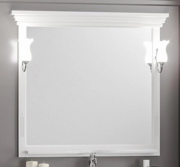 Зеркало OPADIRIS Риспекто 100, цвет белый матовый (Z0000001440) от компании Интернет-магазин ProComfort - фото 1
