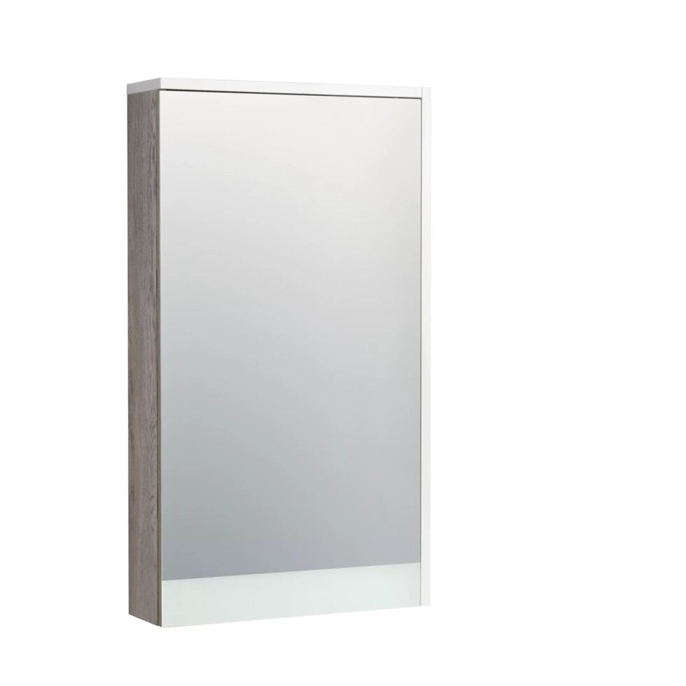 Зеркало-шкаф Акватон Эмма 46 1A221802EAD80 белый-дуб навара от компании Интернет-магазин ProComfort - фото 1