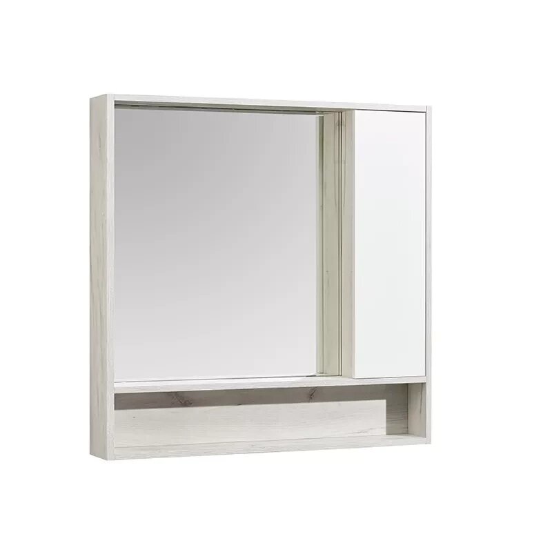 Зеркало-шкаф Акватон Флай 100 1A237802FAX10 белый-дуб крафт от компании Интернет-магазин ProComfort - фото 1