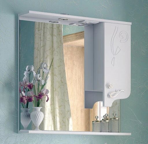 Зеркало-шкаф Corozo Koral Венеция 85С (с подсветкой) K502475 от компании Интернет-магазин ProComfort - фото 1