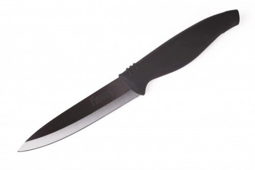 2124 FISSMAN Разделочный нож MARGO 10 см (черное керамическое лезвие) от компании Интернет-магазин VPROK_kz - фото 1