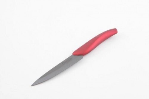 2244 FISSMAN Разделочный нож TORRO zirconium plus 10 см (чёрное  керамическое лезвие) от компании Интернет-магазин VPROK_kz - фото 1