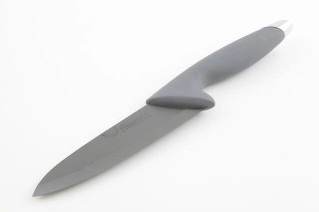 2254 FISSMAN Поварской нож HUNTER zirconium plus 15 см (черное керамическое лезвие) от компании Интернет-магазин VPROK_kz - фото 1