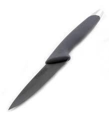 2256 FISSMAN Разделочный нож HUNTER zirconium plus 10 см (черное керамическое лезвие) от компании Интернет-магазин VPROK_kz - фото 1