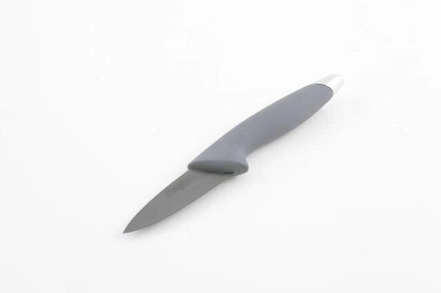2257 FISSMAN Разделочный нож HUNTER zirconium plus 8 см (черное керамическое лезвие) от компании Интернет-магазин VPROK_kz - фото 1