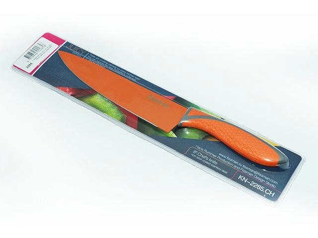 2285 FISSMAN Поварской нож JUICY 20 см (нерж. сталь с цветным покрытием) от компании Интернет-магазин VPROK_kz - фото 1