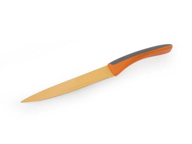 2309 FISSMAN Гастрономический нож KAMAGATA 20 см (нерж. сталь с покрытием) от компании Интернет-магазин VPROK_kz - фото 1
