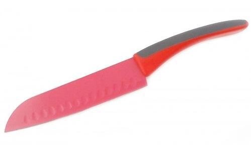 2310 FISSMAN Сантоку нож KAMAGATA 18 см (нерж. сталь с покрытием) от компании Интернет-магазин VPROK_kz - фото 1
