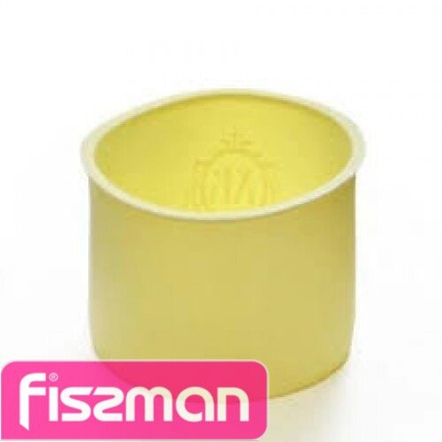 6644 FISSMAN Форма для выпечки кулича 10x8 см, цвет ПАЛЕВЫЙ (силикон) от компании Интернет-магазин VPROK_kz - фото 1
