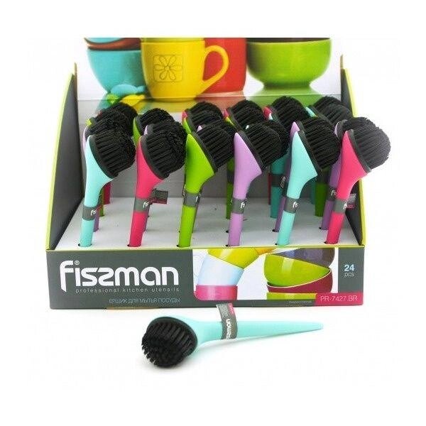 7427 FISSMAN Щетка для мытья посуды 18x5 см (пластик) от компании Интернет-магазин VPROK_kz - фото 1