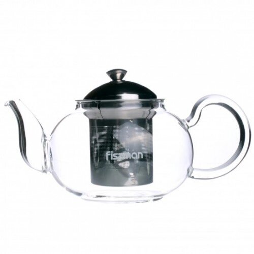 9222 FISSMAN Заварочный чайник со стальным ситечком VIOLA 1500 мл (стекло) от компании Интернет-магазин VPROK_kz - фото 1