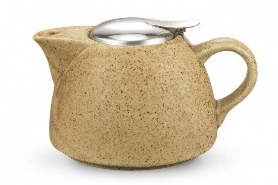 9299 FISSMAN Заварочный чайник 1000 мл с ситечком, цвет ПЕСОЧНЫЙ (керамика) от компании Интернет-магазин VPROK_kz - фото 1