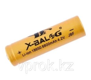 Аккумулятор X-Balog Li-Ion 18650, 8800мА/ч, 4.2В