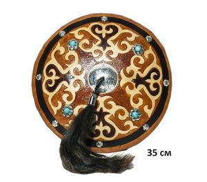 Қалқан - казахский средневековый щит декоративный, 35 см