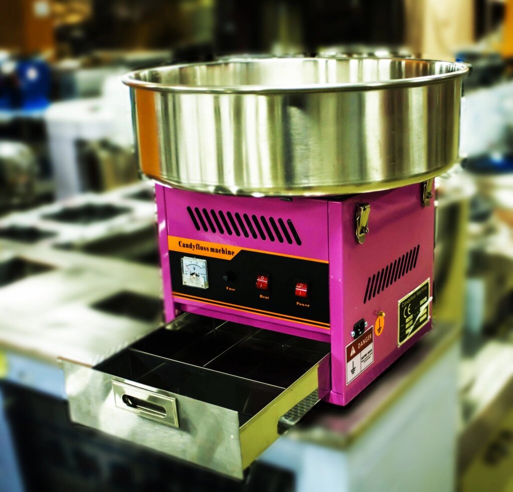 Аппарат для изготовления сладкой ваты "Candyfloss Machine ET-MF01" от компании Интернет-магазин VPROK_kz - фото 1
