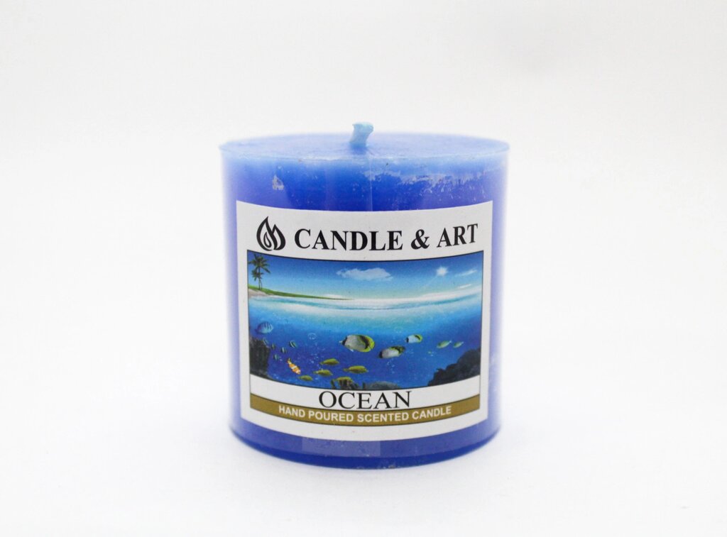 Ароматическая свеча, Ocean, 5 см от компании Интернет-магазин VPROK_kz - фото 1