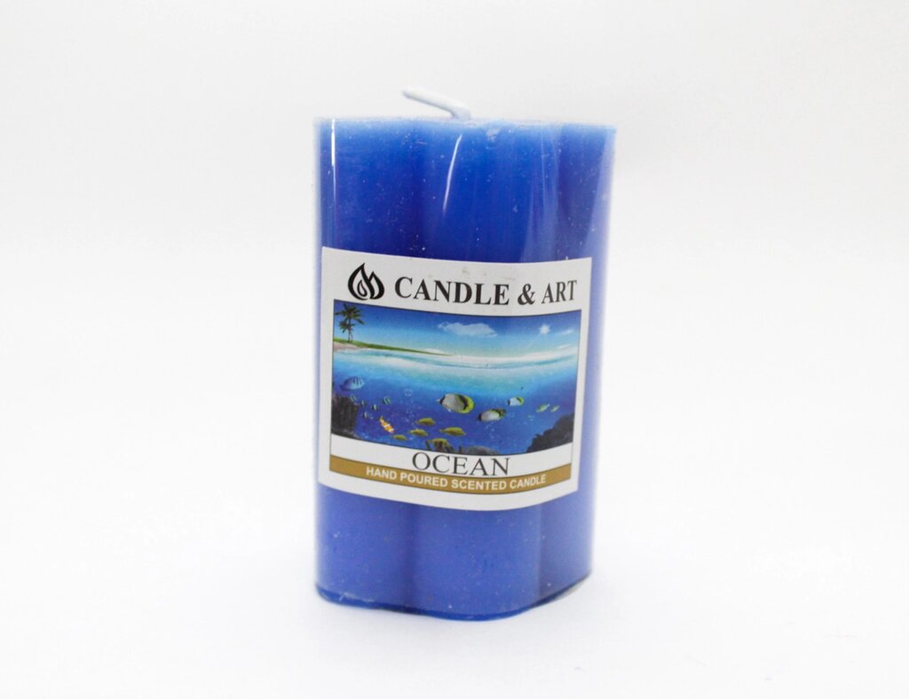 Ароматическая свеча, Ocean, D 4 см от компании Интернет-магазин VPROK_kz - фото 1