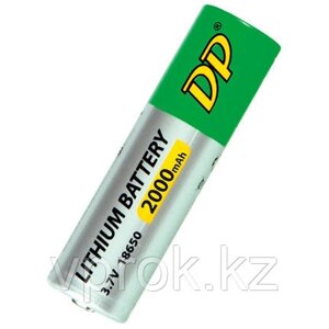 Батарейка литиевая аккумуляторная DP-Li01 18650, 2000мА/ч, 3.7В