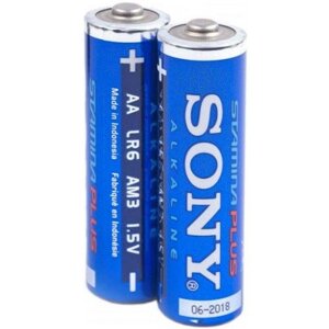 Батарейки типа аа "alkaline SONY", 2 шт.