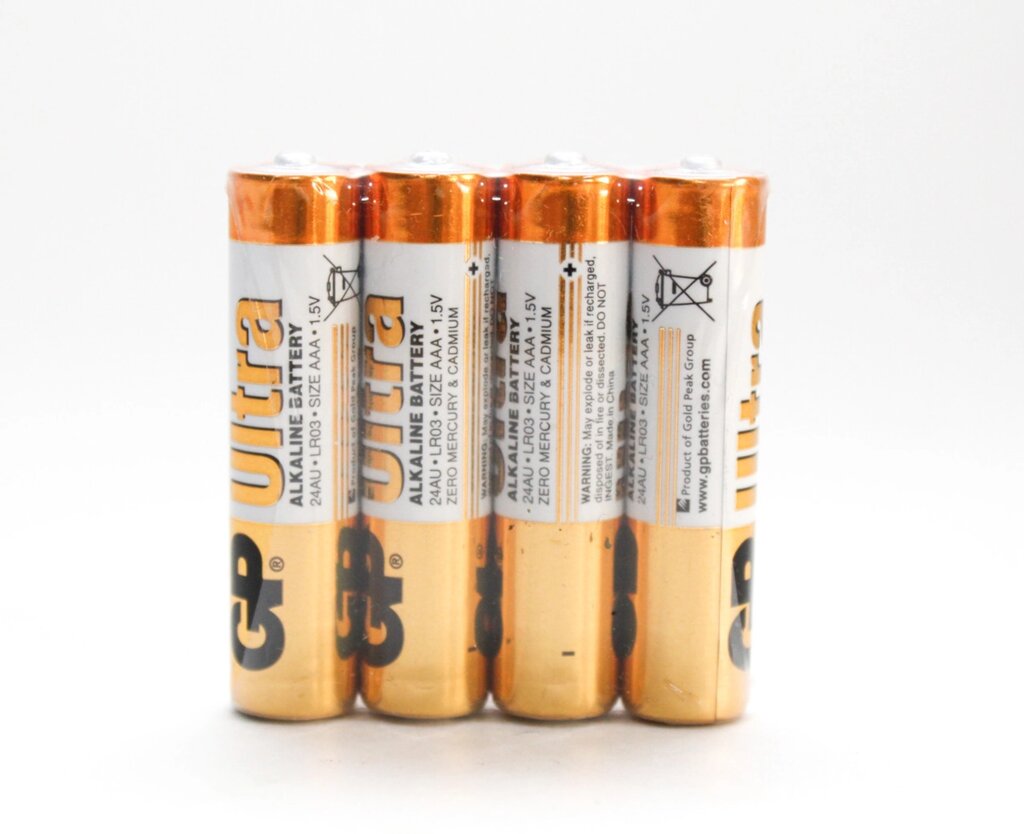 Батарейки типа ААА "GP Ultra", 4 шт. от компании Интернет-магазин VPROK_kz - фото 1