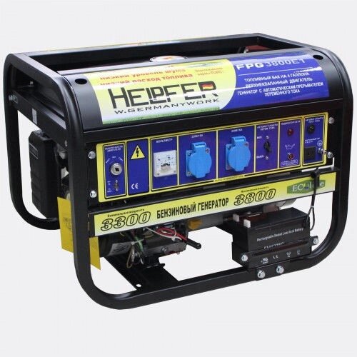 Бензиновый генератор Helpfer FPG4800E1 от компании Интернет-магазин VPROK_kz - фото 1