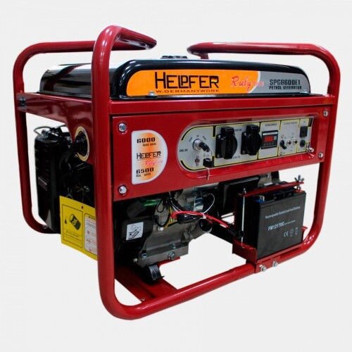 Бензиновый генератор Helpfer SPG 8600 (эл. стартер) от компании Интернет-магазин VPROK_kz - фото 1