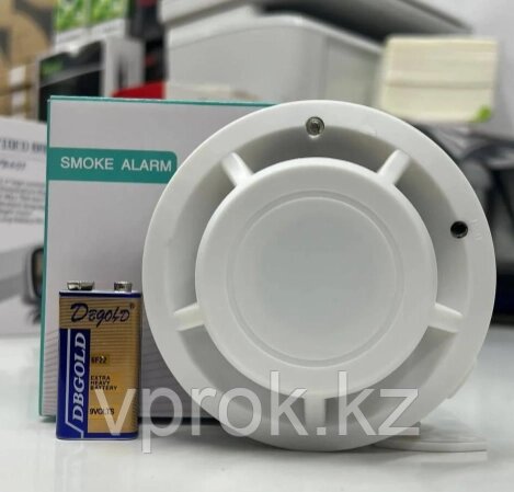 Беспроводной датчик дыма со звуковым оповещением, к сигнализации 315 МГц от компании Интернет-магазин VPROK_kz - фото 1