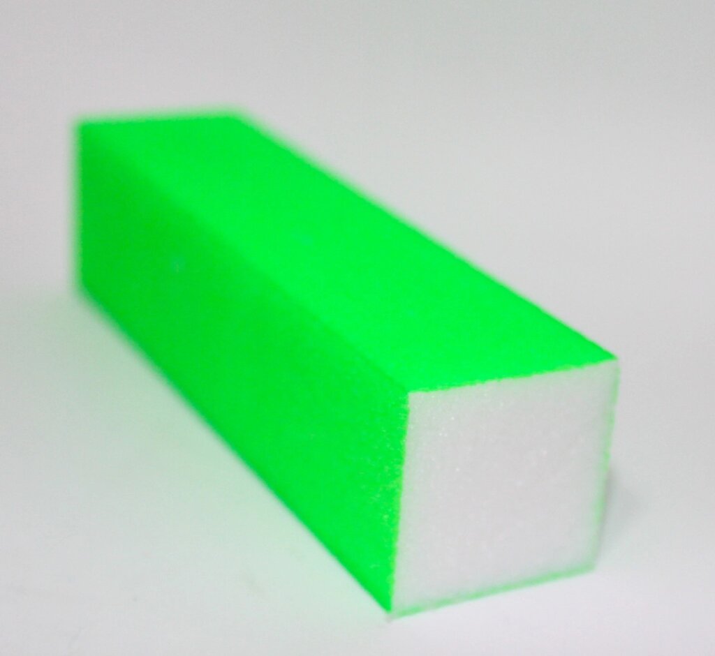 Брусок шлифовальный 4-х сторонний, зеленый от компании Интернет-магазин VPROK_kz - фото 1