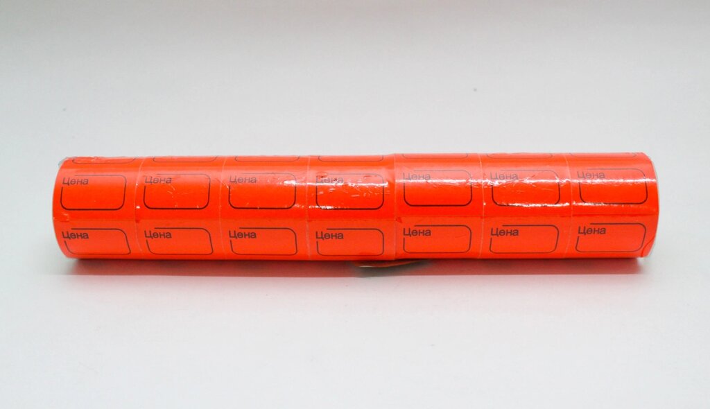 Ценники оранжевые, ширина 2,5 см от компании Интернет-магазин VPROK_kz - фото 1