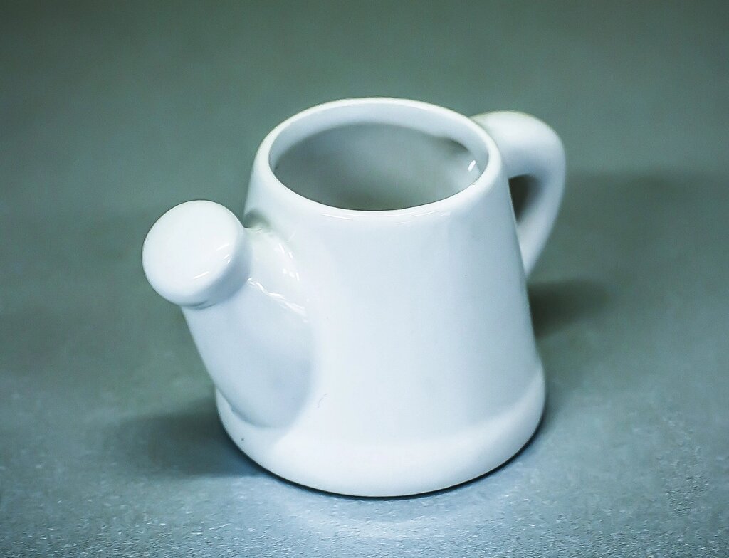 Чаша декоративная "Лейка" (керамика, белая),5,5см от компании Интернет-магазин VPROK_kz - фото 1
