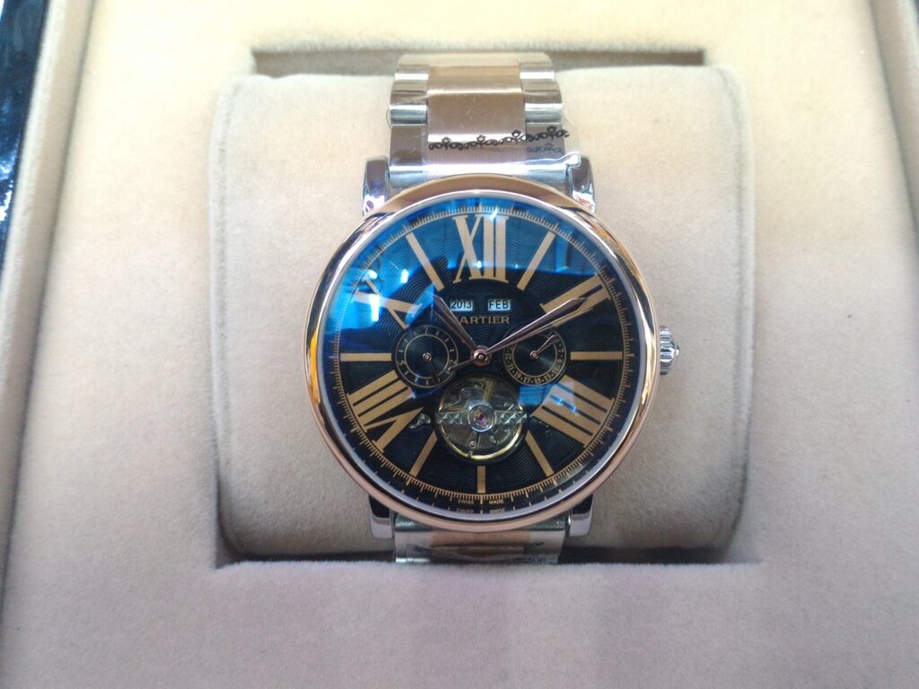 Часы мужские Cartier_0016 от компании Интернет-магазин VPROK_kz - фото 1