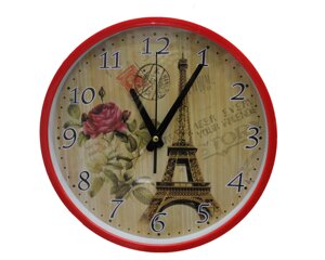 Часы настенные Франция, красные