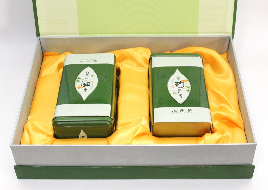 Чай Лун Джин в подарочной упаковке, 400 г от компании Интернет-магазин VPROK_kz - фото 1