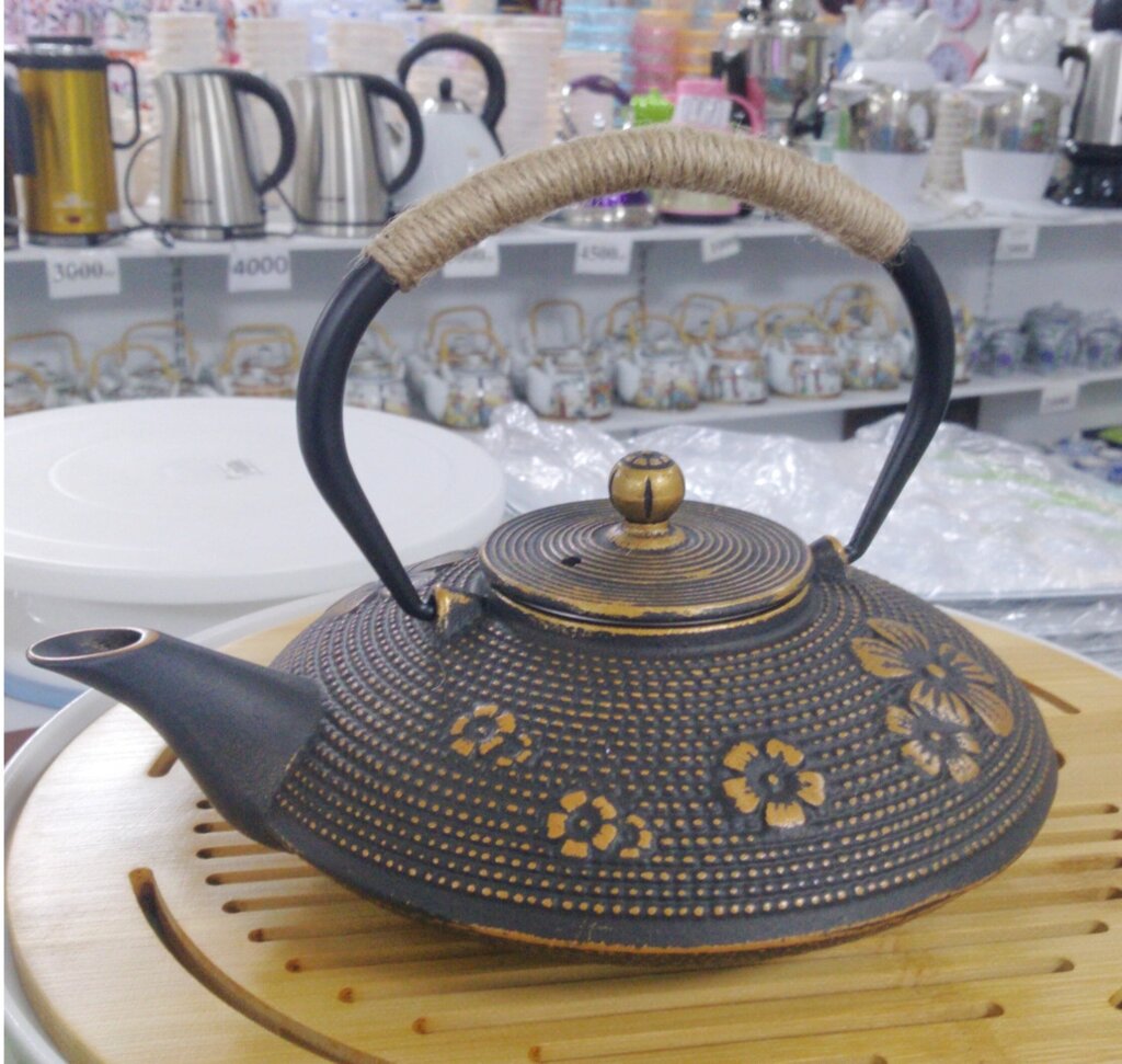 Чайник чугунный "Чанпин", 0,8л от компании Интернет-магазин VPROK_kz - фото 1
