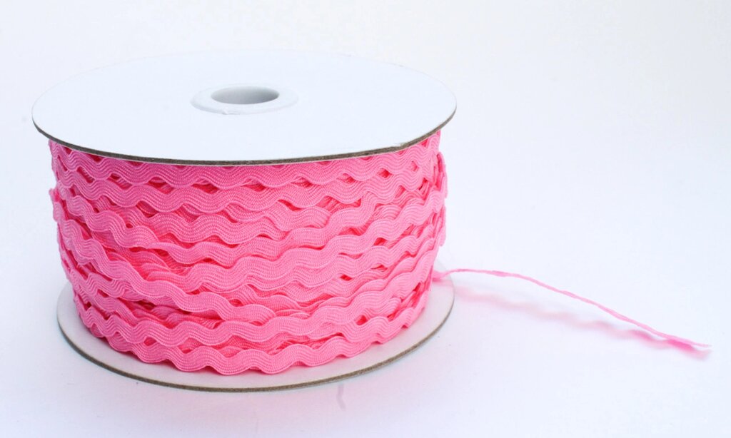 Декоративная лента для одежды, кружевная, розовая от компании Интернет-магазин VPROK_kz - фото 1